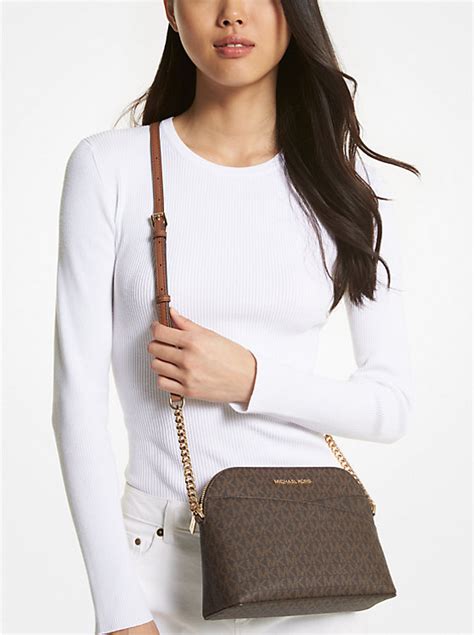 buy online michael kors neoprone monogram jet set bag|michael kors jet crossbody bag.